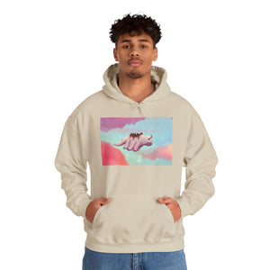 Flying Appa in Clouds Hoodie Sweater (Unisex)