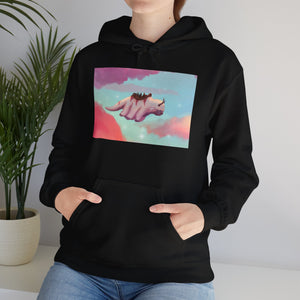 Flying Appa in Clouds Hoodie Sweater (Unisex)