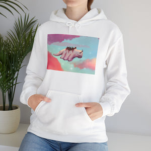 Flying Appa in Clouds Hoodie Sweater (Unisex)