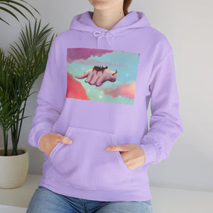 Flying Appa in Clouds Hoodie Sweater (Unisex)