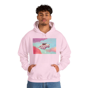 Flying Appa in Clouds Hoodie Sweater (Unisex)