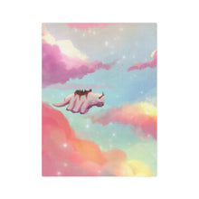 Load image into Gallery viewer, Appa Flying In The Clouds Velveteen Minky Blanket
