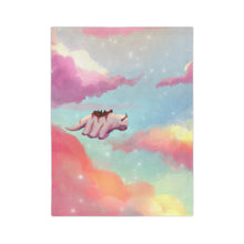 Load image into Gallery viewer, Appa Flying In The Clouds Velveteen Minky Blanket
